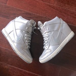 RARE 2013 Nike Wedges Dunk Sky Hi Premium Cut Out